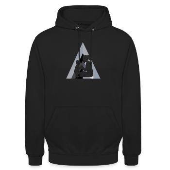 Babysitter Kinderbetreuung Elternzeit - Unisex Hoodie - Schwarz - Vorne - Alina (178cm) & Michal (187cm)