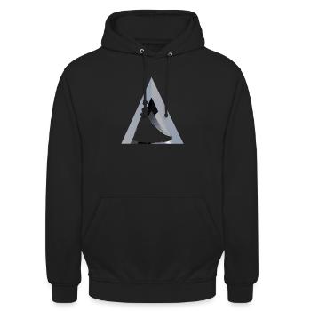 Préparatifs de mariage de la mariée Cérémonie de mariage - Sweat-shirt à capuche unisexe - noir - Devant - Alina (178cm) & Michal (187cm)