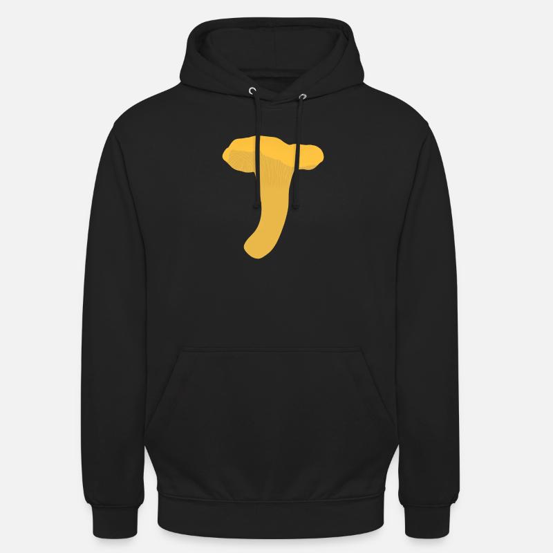 Girolles - Sweat-shirt à capuche unisexe - noir