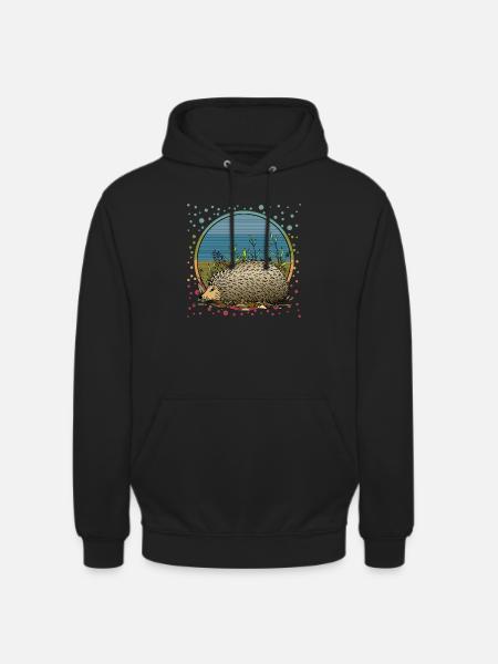 Hedgehog - Unisex Hoodie - black