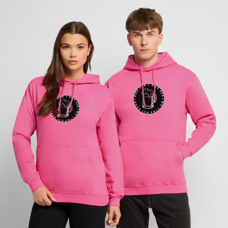 Bees here - Oder ich fall um! Unisex Hoodie