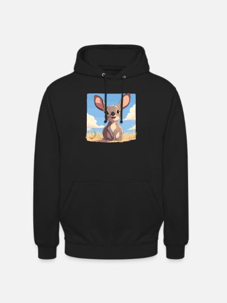 Wallabys Wallaby - Unisex Hoodie - Schwarz
