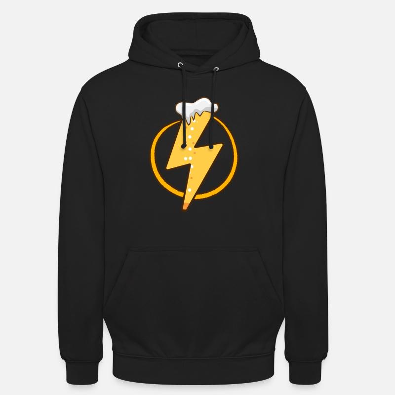 Bier Biergarten Trinkspruch Bierbauch Biertrinker - Unisex Hoodie - Schwarz