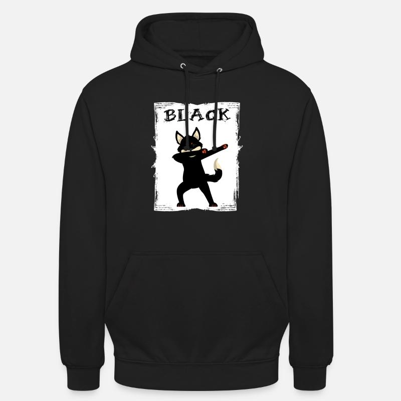 black fox tolerance equality black - Unisex Hoodie - black
