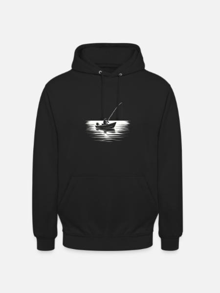 Pêcher en mer - Sweat-shirt à capuche unisexe - noir
