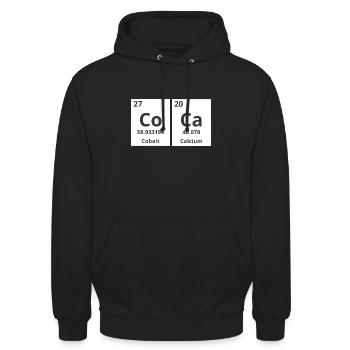 Coca Chemical - Unisex Hoodie - Schwarz - Vorne - Alina (178cm) & Michal (187cm)