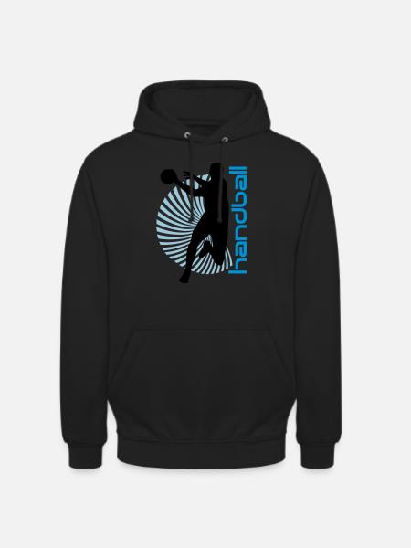 Spirale Handballer - Unisex Hoodie - Schwarz