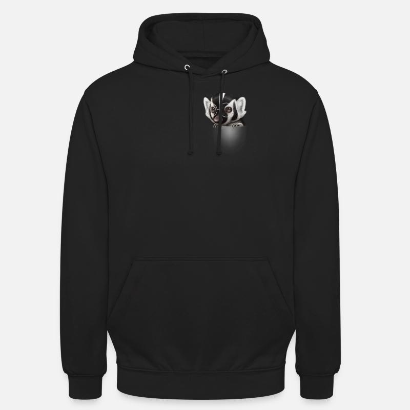 BADGER DE POCHE - Sweat-shirt à capuche unisexe - noir