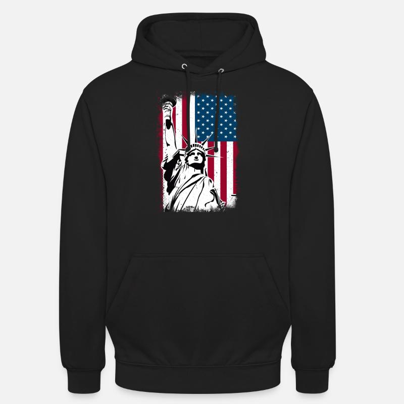 Freiheitsstatue Amerika - Unisex Hoodie - Schwarz