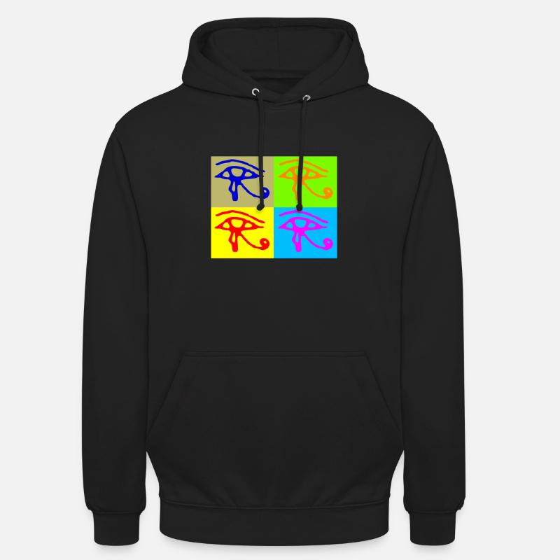Warhol Eye Ancient Egypt - Unisex Hoodie - black