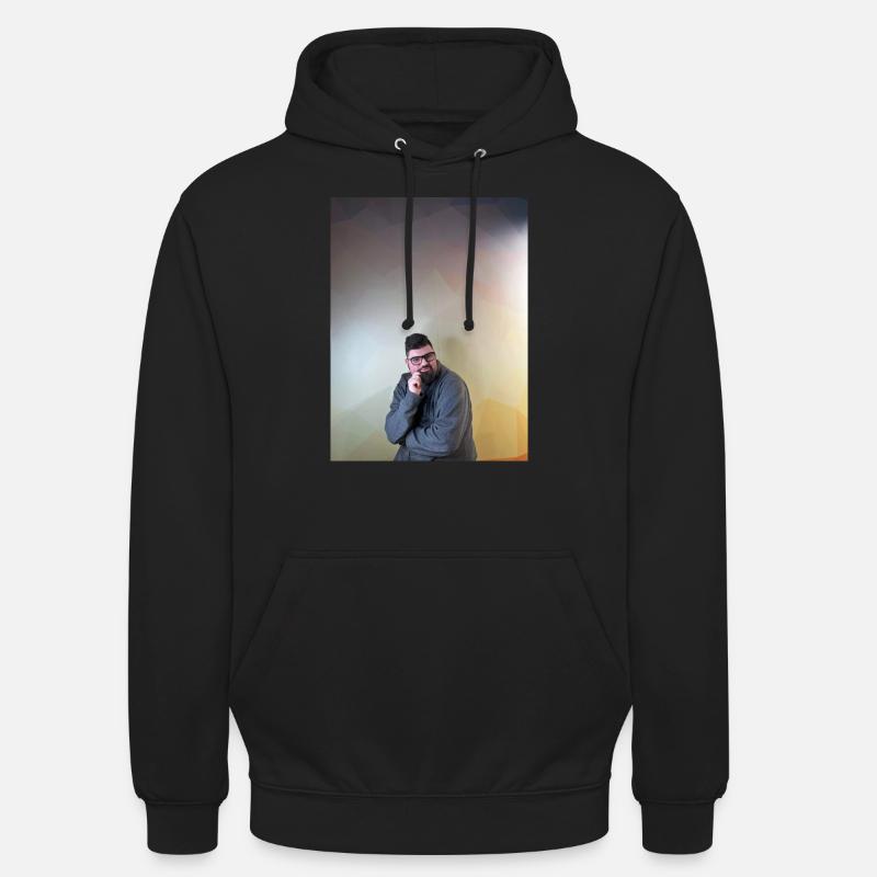 Tom Erik Risanger - Sweat-shirt à capuche unisexe - noir