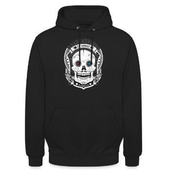 The gringo 1 T shirt - Unisex Hoodie - black - Front - Alina (178cm) & Michal (187cm)
