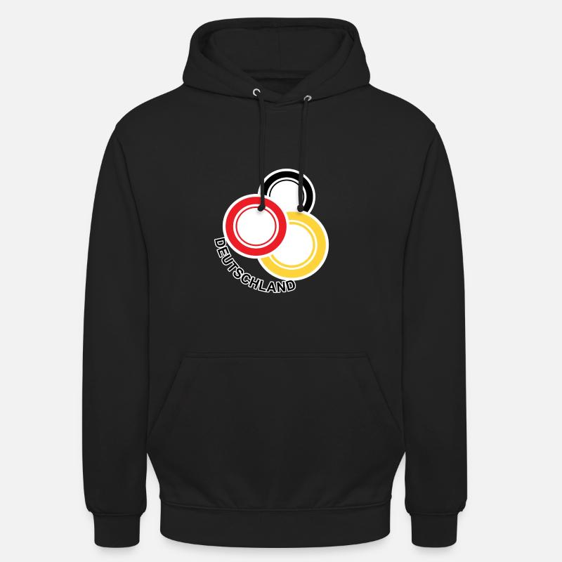 DL4 - Sweat-shirt à capuche unisexe - noir