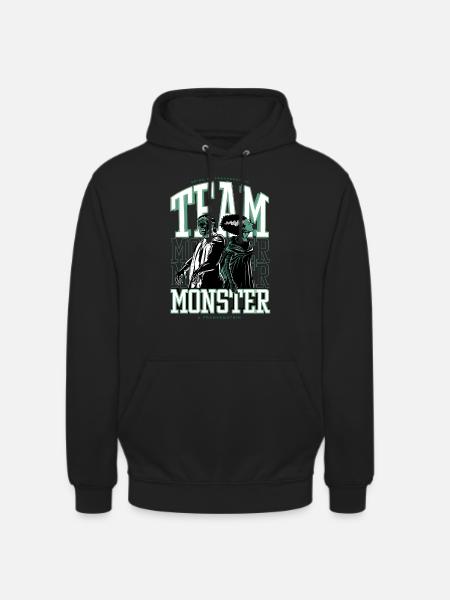 Universal Monsters Team Monster Frankenstein - Unisex Hoodie - Schwarz