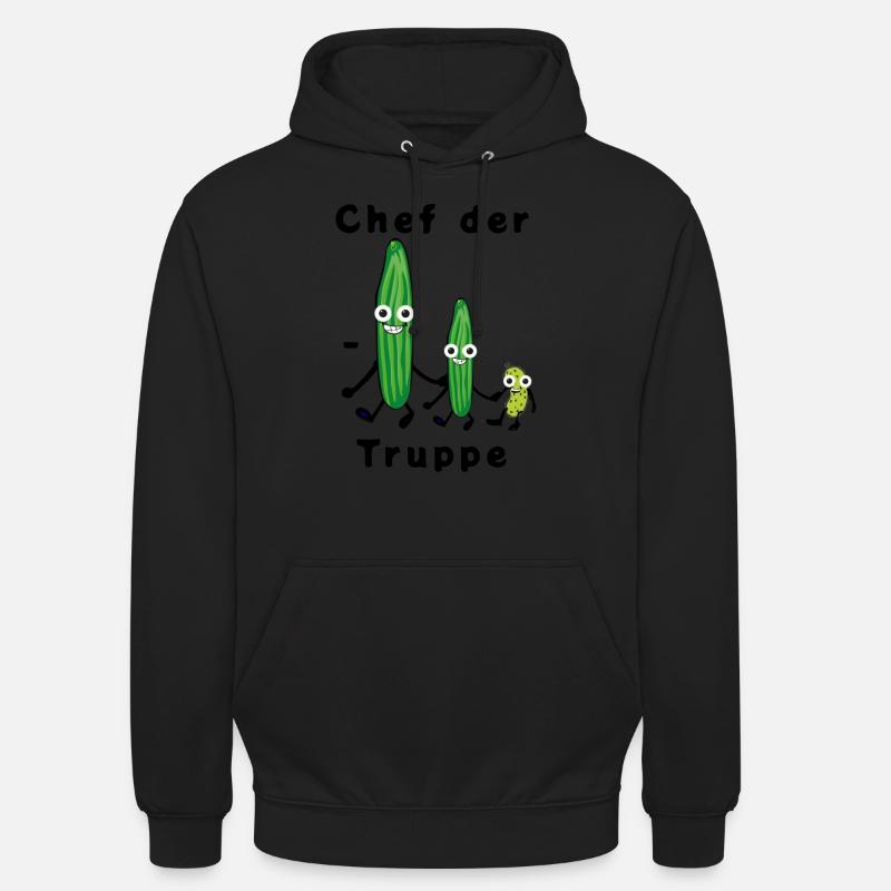 Gurkentruppe, Gurken, Chef der Gurkentruppe - Unisex Hoodie - Schwarz