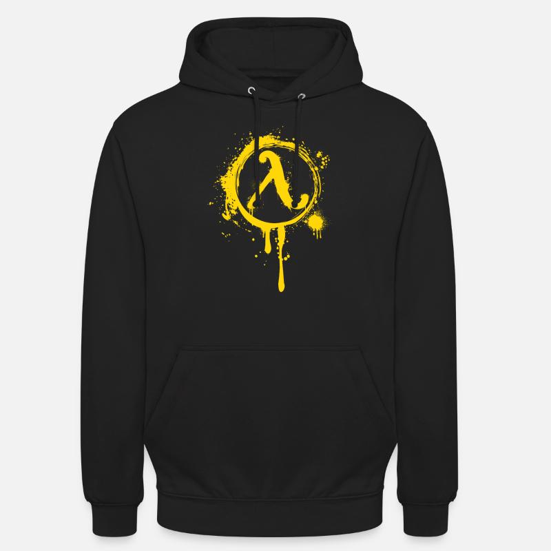 Symbole Lambda de résistance - Sweat-shirt à capuche unisexe - noir