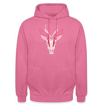 Okkult - Unisex Hoodie - Pink - Vorne - Alina (178cm) & Michal (187cm)