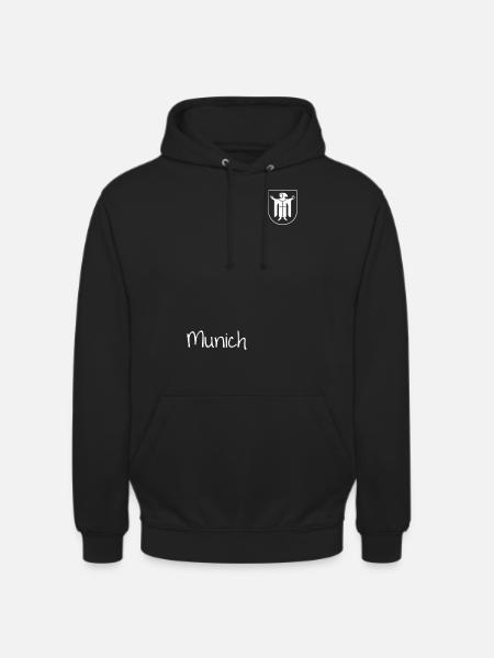 Munich München Wappen - Unisex Hoodie - Schwarz