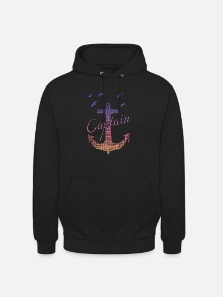 captain - Unisex Hoodie - Schwarz