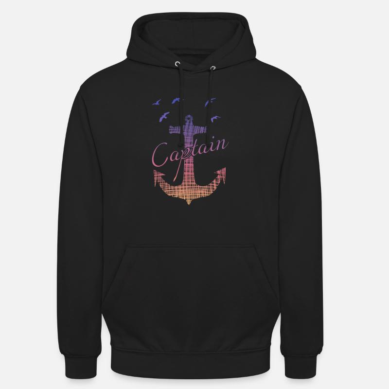 captain - Unisex Hoodie - Schwarz