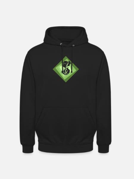 Vegan Pflanzlich Bio - Unisex Hoodie - Schwarz