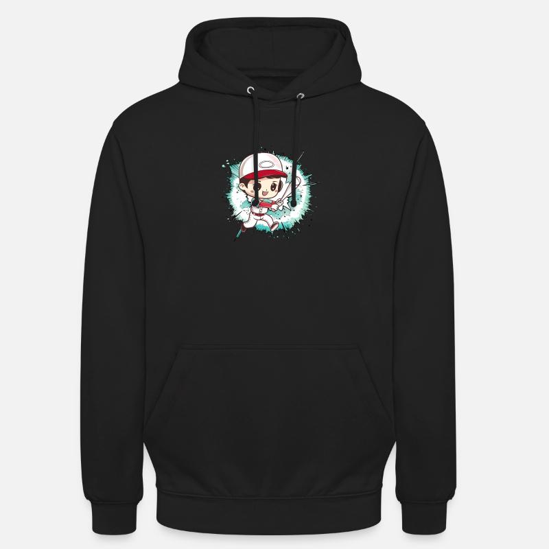 Baseball Joueurs de baseball - Sweat-shirt à capuche unisexe - noir