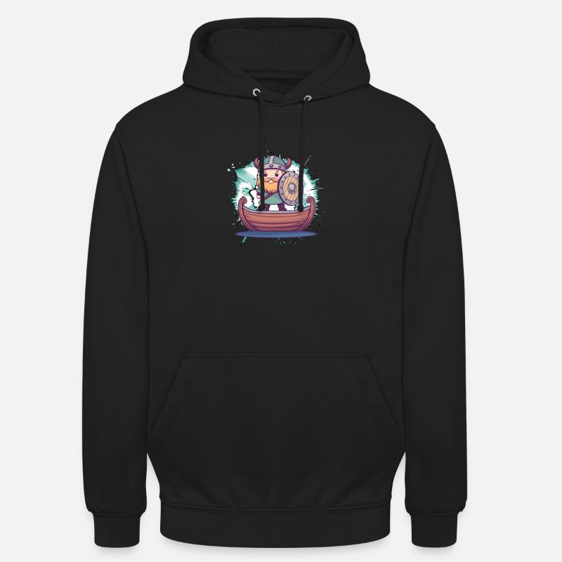 Viking celtique - Sweat-shirt à capuche unisexe - noir