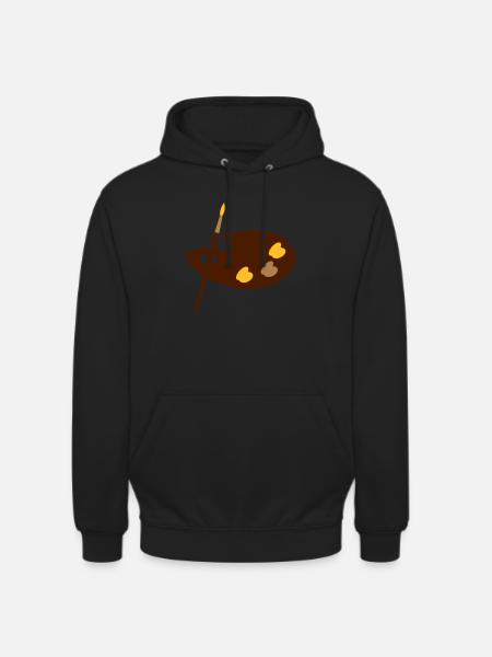Paint brush - Unisex Hoodie - black
