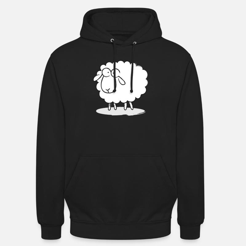 Schaf - Unisex Hoodie - Schwarz