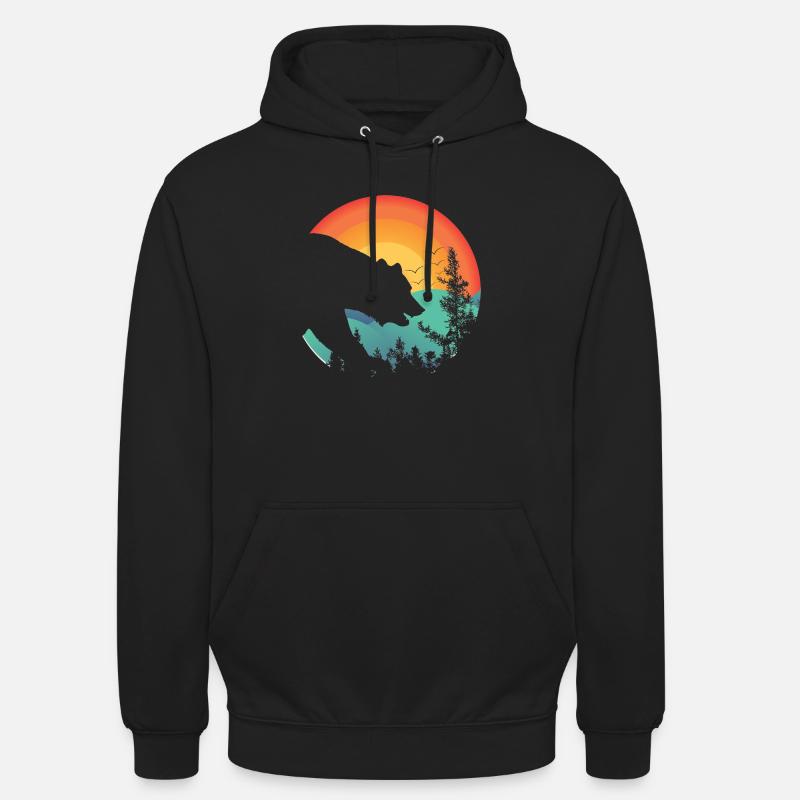 ein Bär - Unisex Hoodie - Schwarz