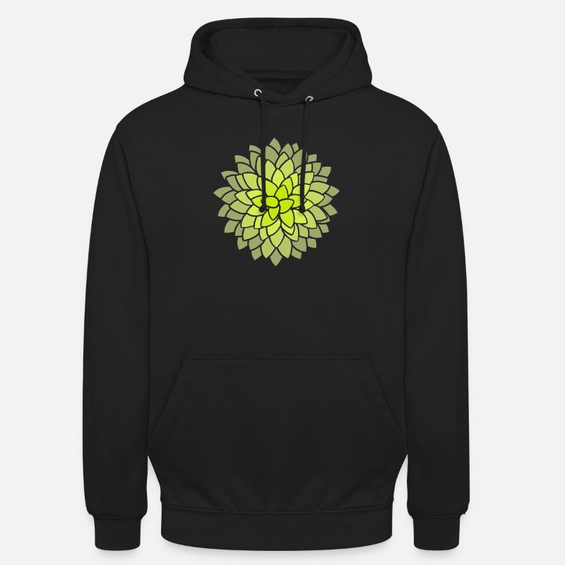 MUMS Fleurs Fleurs Fleurs - Sweat-shirt à capuche unisexe - noir