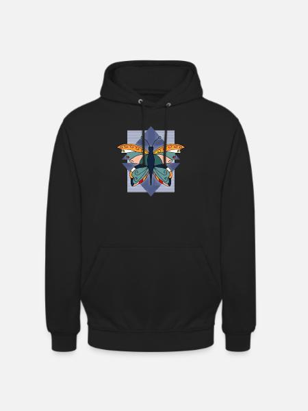Butterfly - Unisex Hoodie - black