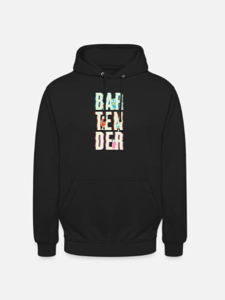 Bartender Shirt Gift - Unisex Hoodie - black
