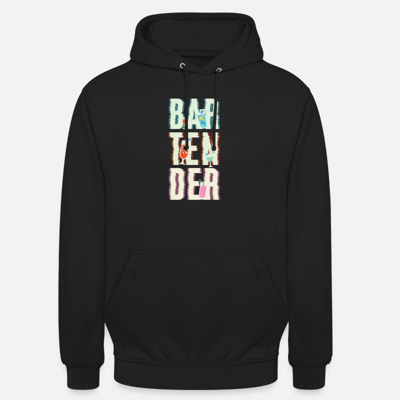 Bartender Shirt Gift - Unisex Hoodie - black