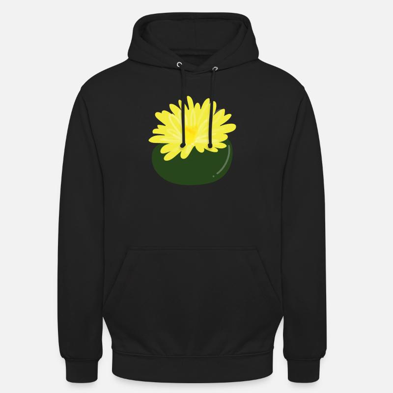 Fleur de Lithops1 - Sweat-shirt à capuche unisexe - noir