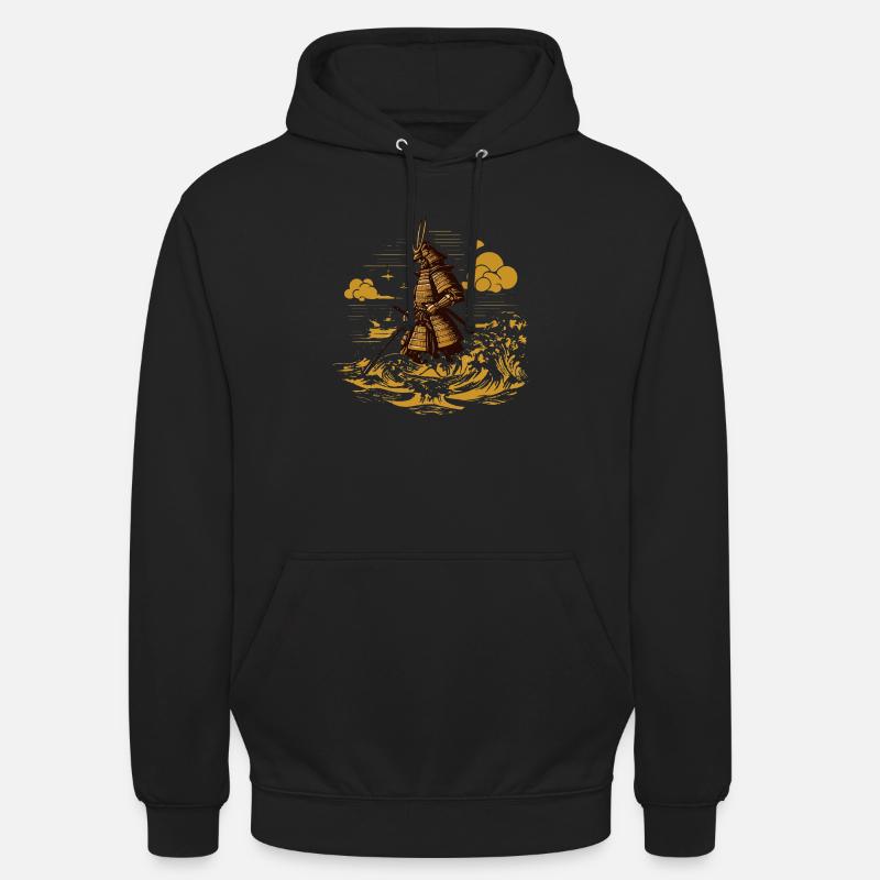 samouraï - Sweat-shirt à capuche unisexe - noir