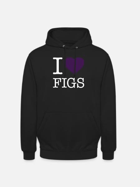 I LOVE FIGS - Unisex Hoodie - black