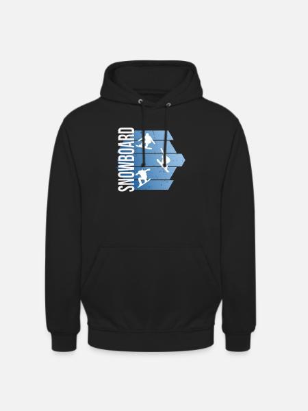 Snowboard - Unisex Hoodie - Schwarz