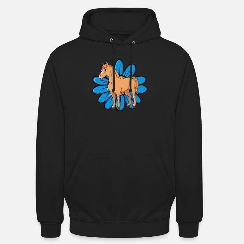 Pferde Reiter - Unisex Hoodie - Schwarz