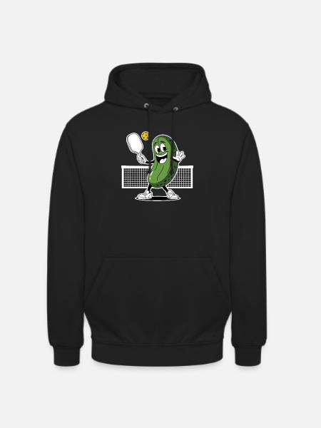 Dill With It Pickleball Player - Unisex Hoodie - black