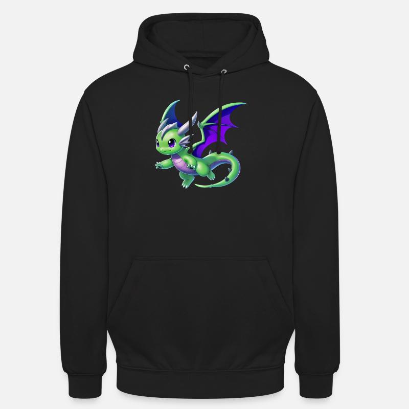 Drache - Unisex Hoodie - Schwarz