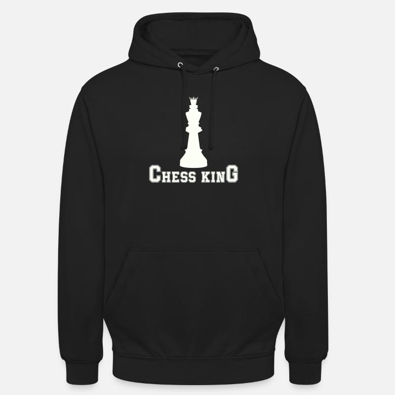 chess_king - Sweat-shirt à capuche unisexe - noir