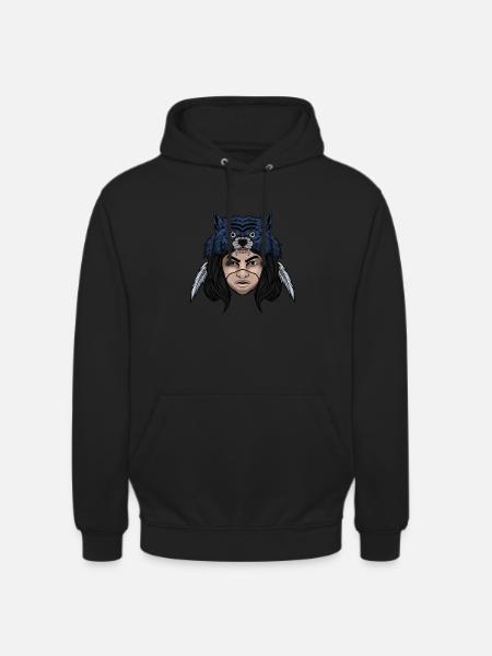 Wolf - Unisex Hoodie - black