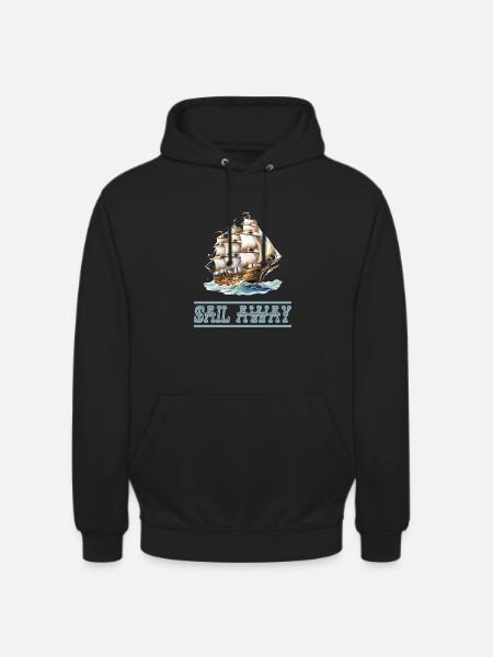 Papierschiff Papierboot Papierschiffchen - Unisex Hoodie - Schwarz