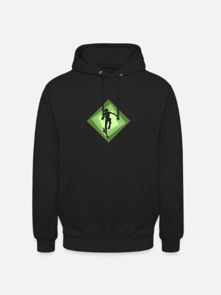 Halfpipe Skateboarder - Unisex Hoodie - black