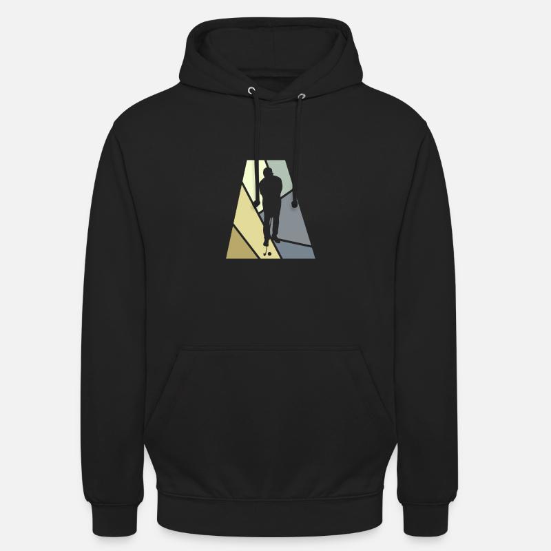Balle de golf Par - Sweat-shirt à capuche unisexe - noir
