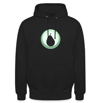 Vegan Frühstück Foodie - Unisex Hoodie - Schwarz - Vorne - Alina (178cm) & Michal (187cm)