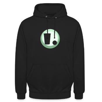 Party Beerpong Party Monster - Unisex Hoodie - black - Front - Alina (178cm) & Michal (187cm)