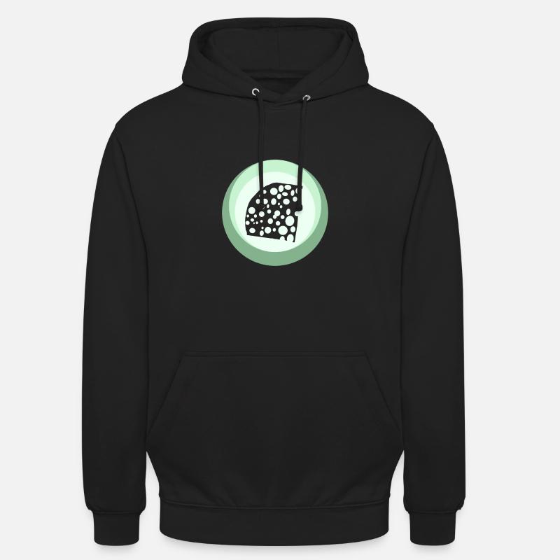 Käse Burger Feinschmecker - Unisex Hoodie - Schwarz