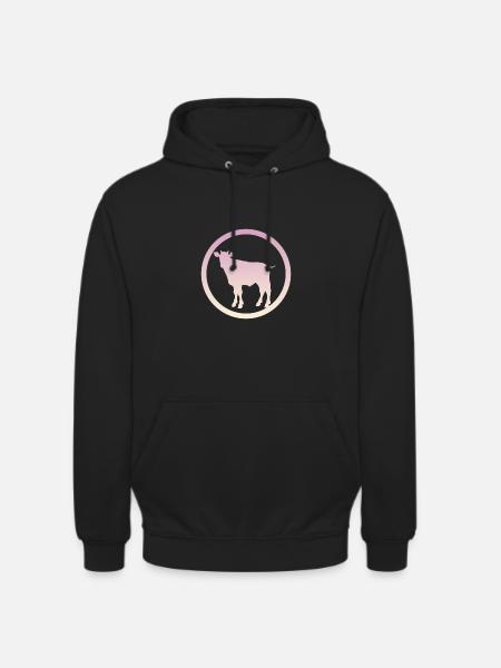 Vaches Éleveur de vaches - Sweat-shirt à capuche unisexe - noir